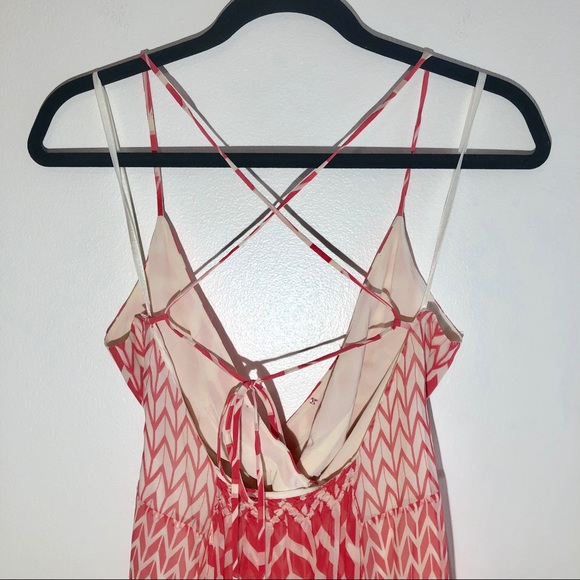 Max Azria Collection Silk Handkerchief Dress Sz 6 - Picture 4 of 8